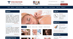 Desktop Screenshot of ethoshealthcare.com