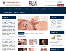 Tablet Screenshot of ethoshealthcare.com